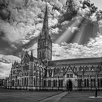 Buy canvas prints of Salisbury Cathedral by phil pace
