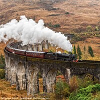Buy canvas prints of Harry Potter Steam Train by Norman Ferguson