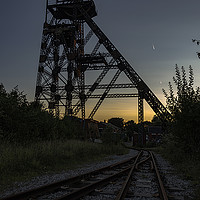 Buy canvas prints of Astley Green Pit Head by michael collier