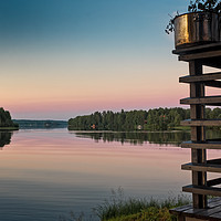 Buy canvas prints of View To The River by Jukka Heinovirta