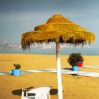 Buy canvas prints of Chair On The Beach by Jukka Heinovirta