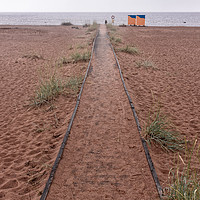 Buy canvas prints of Path To The Empty Beach by Jukka Heinovirta