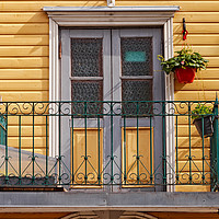 Buy canvas prints of Greenhouse On A Balcony by Jukka Heinovirta