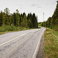Buy canvas prints of Road To The Windmill by Jukka Heinovirta
