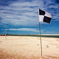 Buy canvas prints of Australian Surf Zone Flag by Jukka Heinovirta