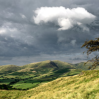 Buy canvas prints of Howgills View Pano by Alex Johnson