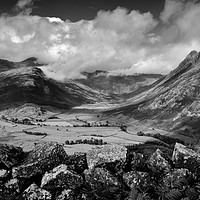 Buy canvas prints of The view from side pike by Alex Johnson