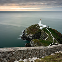 Buy canvas prints of South Stack Lighthouse by Alex Johnson