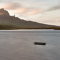 Buy canvas prints of Old Man of Storr From Loch Fada by Alex Johnson