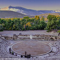 Buy canvas prints of Epidaurus Theater, Peloponnesse, Greece by Daniel Ferreira-Leite