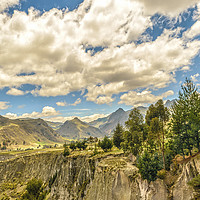 Buy canvas prints of Valley and Andes Range Mountains Latacunga Ecuador by Daniel Ferreira-Leite