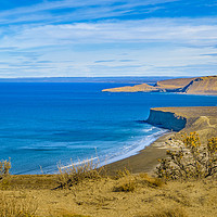 Buy canvas prints of Seascape View from Punta del Marquez Viewpoint, Ch by Daniel Ferreira-Leite