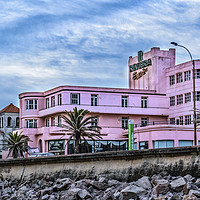 Buy canvas prints of Old Style Waterfront Hotel, Montevideo, Uruguay by Daniel Ferreira-Leite