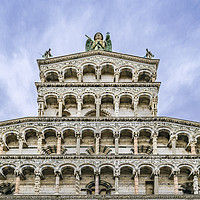Buy canvas prints of San Martino Cathedral, Lucca, Italy by Daniel Ferreira-Leite