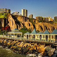 Buy canvas prints of Lima Peru Coastal Scene Photo by Daniel Ferreira-Leite