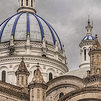 Buy canvas prints of Cathedral of the Immaculate Conception Cuenca Ecua by Daniel Ferreira-Leite
