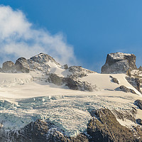 Buy canvas prints of Snowy Andes Mountains, Patagonia - Argentina by Daniel Ferreira-Leite