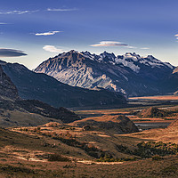 Buy canvas prints of Meadow and Mountinas. Patagonia, Argentina by Daniel Ferreira-Leite