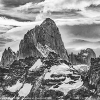 Buy canvas prints of Fitz Roy and Poincenot Mountains, Patagonia - Argentina by Daniel Ferreira-Leite