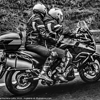 Buy canvas prints of Motorcycles Riders at Avenue by Daniel Ferreira-Leite