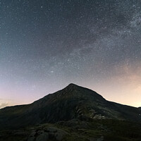 Buy canvas prints of Milky Way of a Welsh Mountain by John Hughes