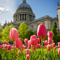 Buy canvas prints of Spring in London by John Hughes