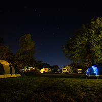 Buy canvas prints of Camping beneath the stars  by Ken Jensen