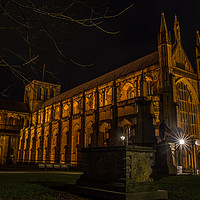 Buy canvas prints of Winchester Cathedral by Ken Jensen