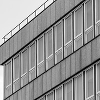 Buy canvas prints of Straight Lines - Building UK by Paul Bryan