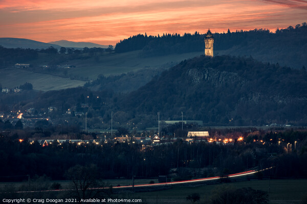 Wallace Monument - Stirling Picture Board by Craig Doogan