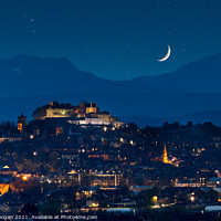 Buy canvas prints of Stirling Castle Starry Sky by Craig Doogan