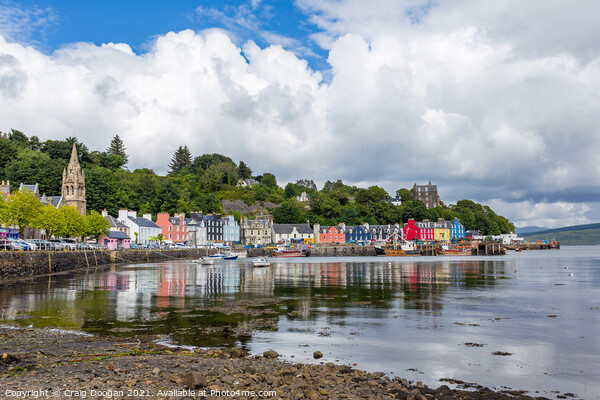 Tobermory View Picture Board by Craig Doogan