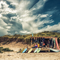 Buy canvas prints of Beachside Serenity by Craig Doogan
