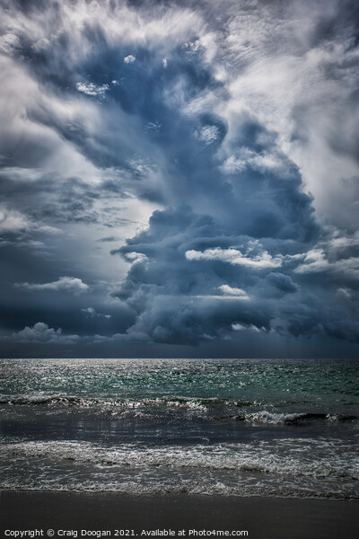 Stormy Skies - Tiree Picture Board by Craig Doogan