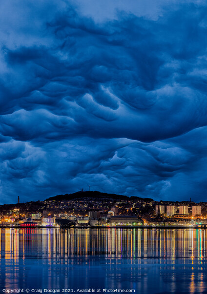 Peculiar Clouds - Dundee Picture Board by Craig Doogan