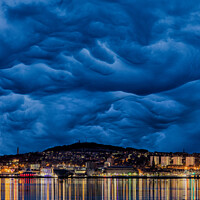 Buy canvas prints of Peculiar Clouds - Dundee by Craig Doogan