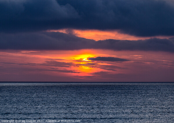 Farr Bay Sunset - Bettyhill Picture Board by Craig Doogan
