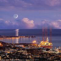 Buy canvas prints of Dundee City Moonscape by Craig Doogan