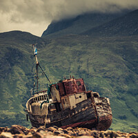 Buy canvas prints of MV Dayspring - Corpach Shipwreck - Ben Nevis by Craig Doogan