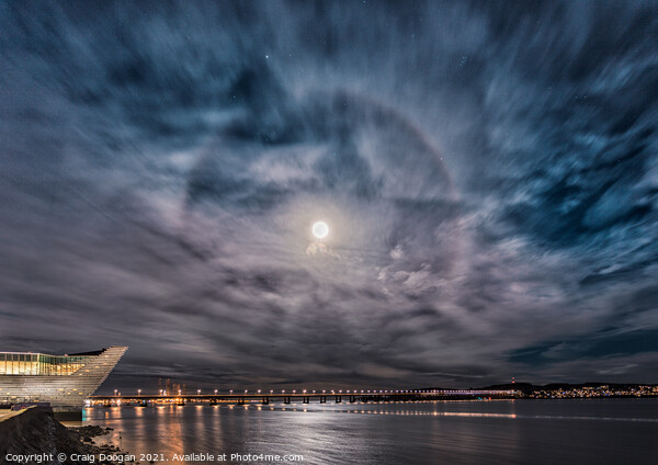22 Degree Halo over the Tay Picture Board by Craig Doogan