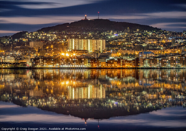 Dundee Reflections Picture Board by Craig Doogan
