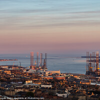 Buy canvas prints of Dundee East Sunset Sky by Craig Doogan