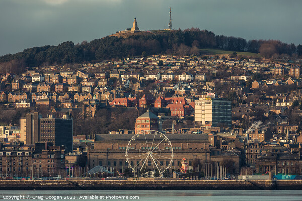 Dundee City Law Hill Picture Board by Craig Doogan