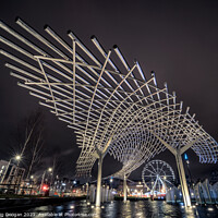 Buy canvas prints of Dundee Tay Whale Sculpture by Craig Doogan