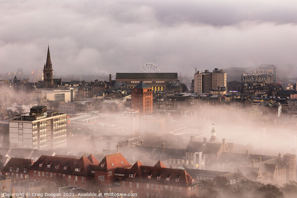 Dundee Fog Picture Board by Craig Doogan