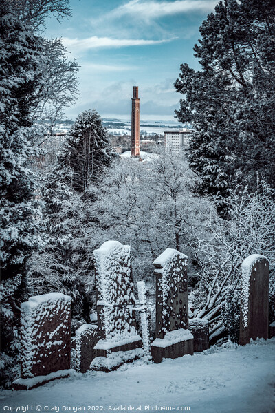 Cox's Stack - Balgay Cemetery, Dundee Picture Board by Craig Doogan