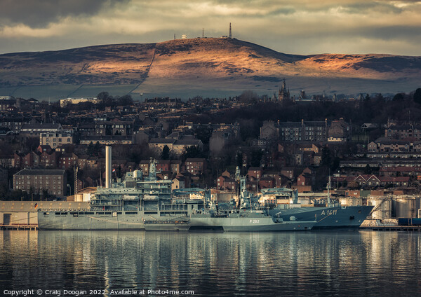 Berlin & Erfurt Nato Warships in Dundee Picture Board by Craig Doogan