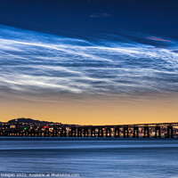 Buy canvas prints of Dundee City Noctilucent Clouds by Craig Doogan