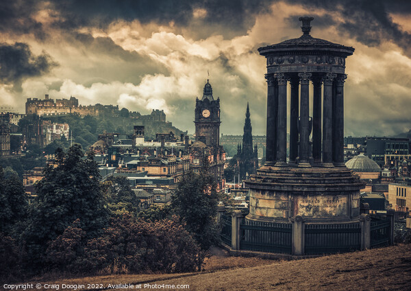 Calton Hill - Edinburgh Picture Board by Craig Doogan