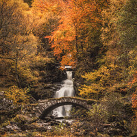 Buy canvas prints of Allt da Ghob Waterfall, Glen Lyon by Craig Doogan